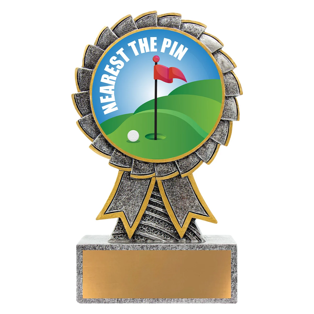 Silver aster - nearest the pin with resin construction