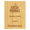 Bamboo plaque with bamboo construction