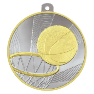 Silver / gold basketball lumina with metal construction
