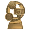 Gold basketball mirage with resin construction
