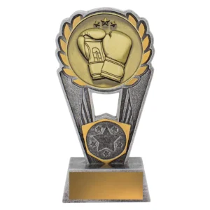 Silver / gold boxing polaris with resin / metal construction