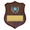 Walnut braeburn shield with timber construction