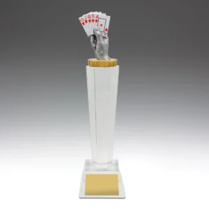 Cards crystal with crystal construction