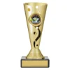 Gold carnival cup - ice hockey with plastic / marble construction