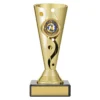 Gold carnival cups with plastic / marble construction