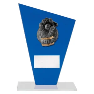 Blue cobalt glass - wicketkeeper with glass construction