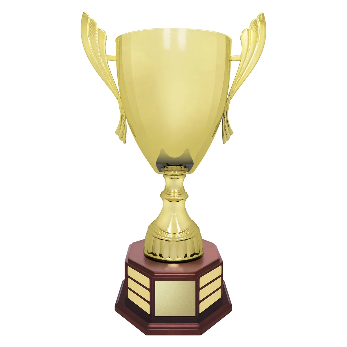 Walnut concordia cup with metal / plastic / timber construction