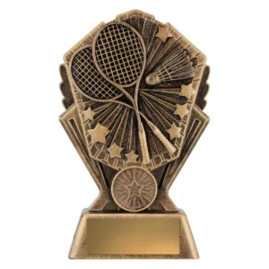 Gold cosmos - badminton with resin construction
