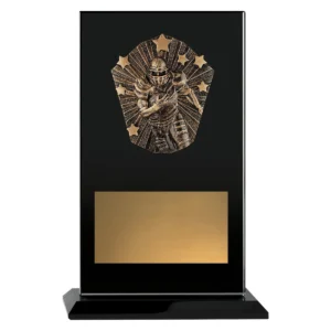 Black cosmos glass - american football with glass construction