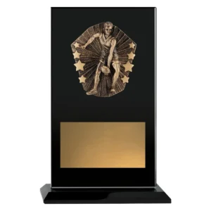 Black cosmos glass - footy male with glass construction