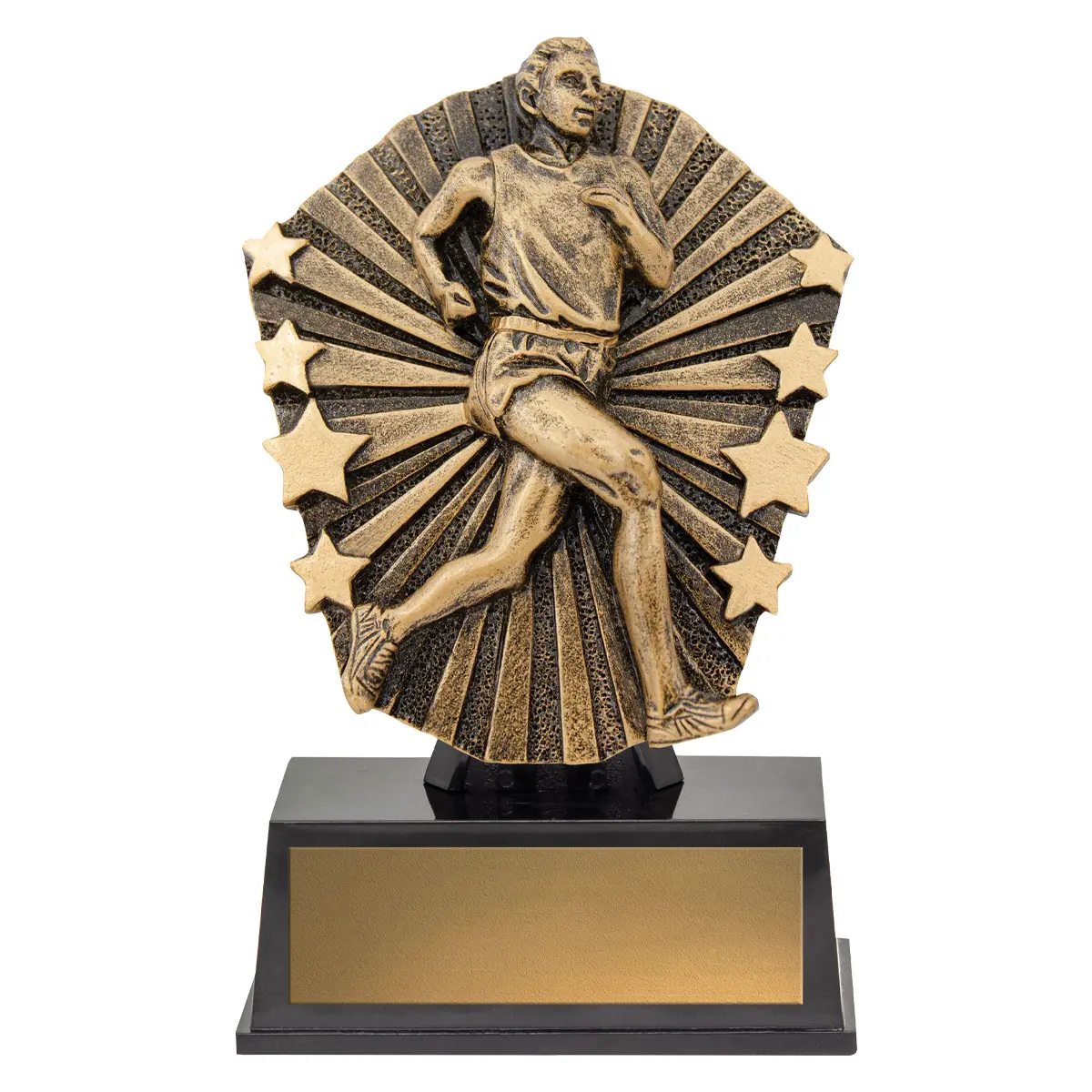 Gold cosmos super mini - male running with plastic construction