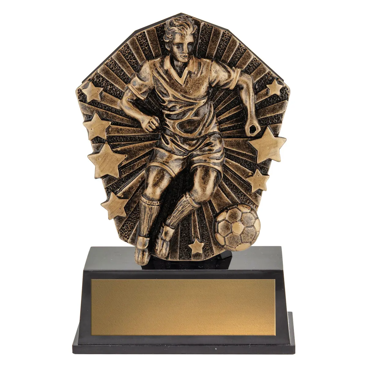 Gold cosmos super mini - m/football with plastic construction