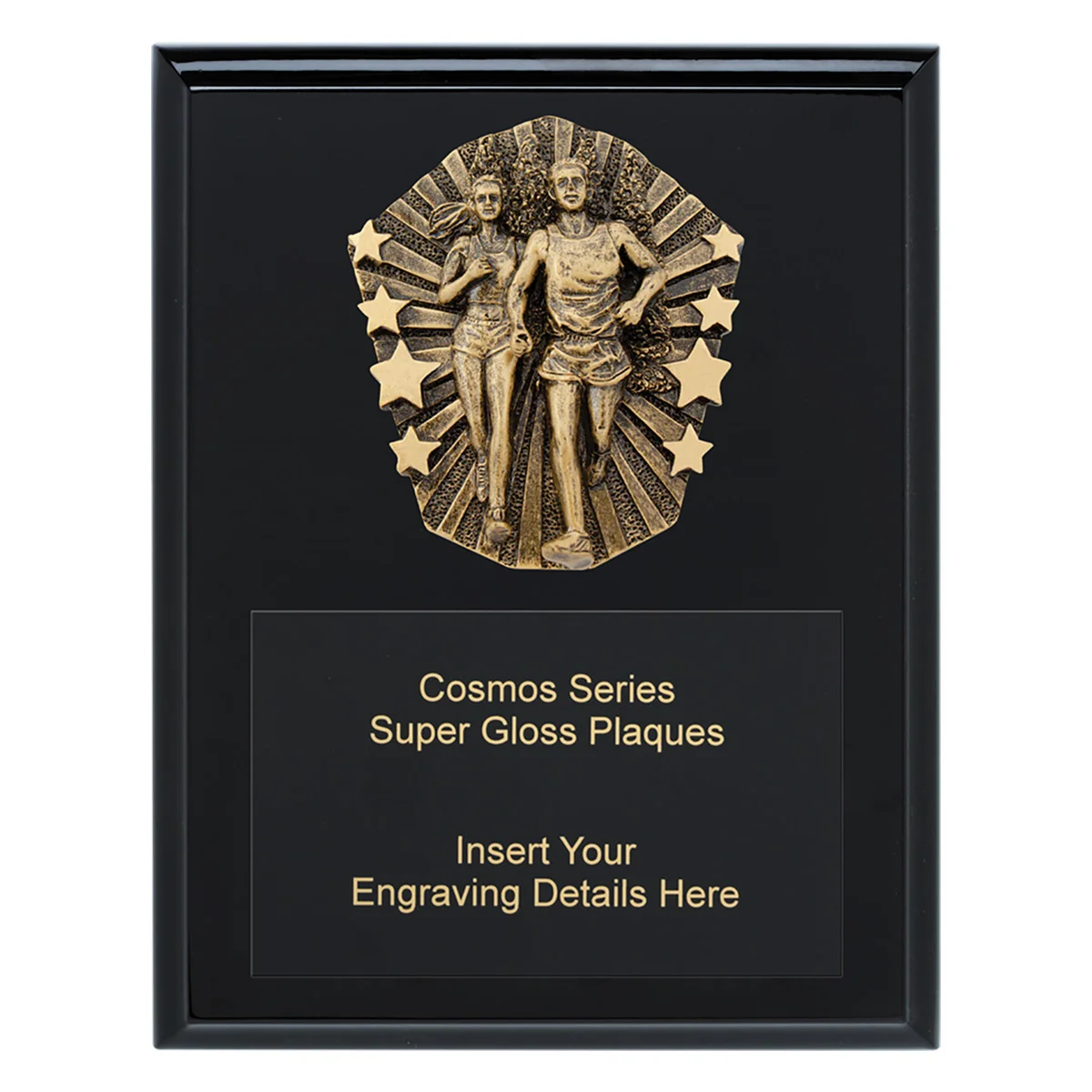 Black cosmos super plaque - cross country with timber construction