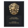 Black cosmos super plaque - duck with timber construction