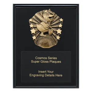 Black cosmos super plaque - duck with timber construction