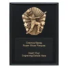 Black cosmos super plaque - female batting with timber construction