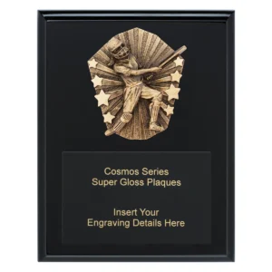 Black cosmos super plaque - female batting with timber construction
