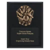 Black cosmos super plaque - tenpin with timber construction
