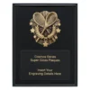 Black cosmos super plaque - wooden spoon with timber construction