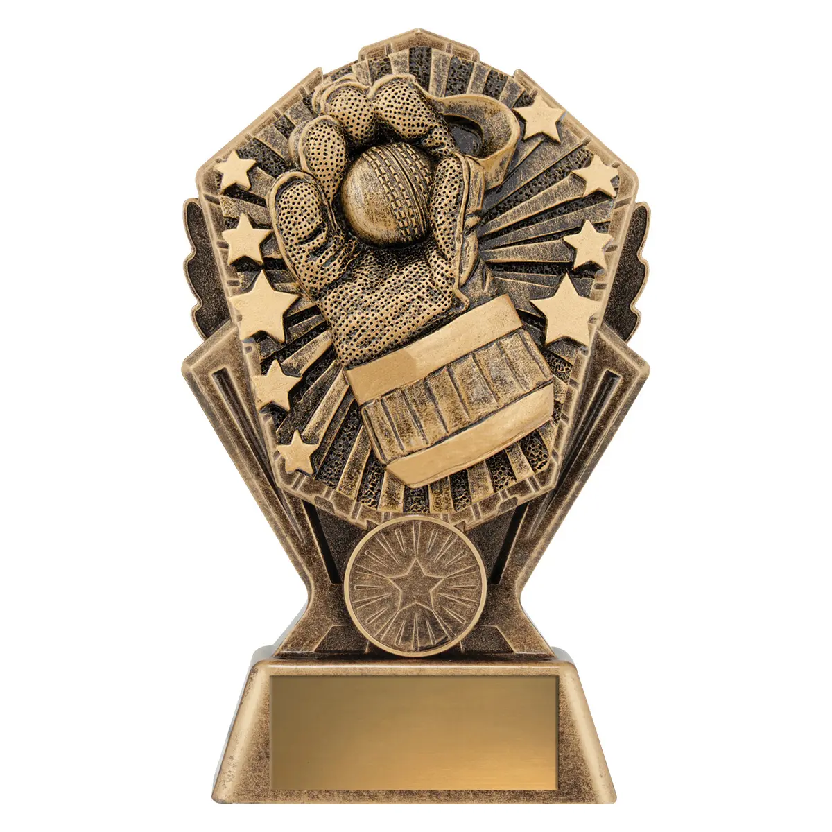 Gold cosmos - wicketkeeper with resin construction