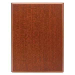 Walnut craftsman plaque with timber construction