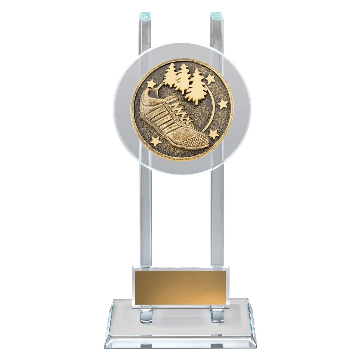 Gold cross country spartan glass with glass construction