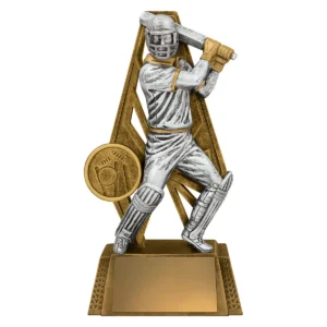 Silver / gold cyber batting with resin construction