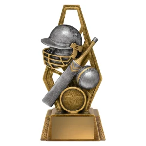 Silver / gold cyber cricket with resin construction