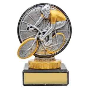 Black cycling marble with marble construction