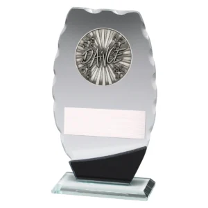 Dance clipped oval with glass construction