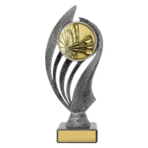 Silver / gold darts husky with plastic / metal / marble construction