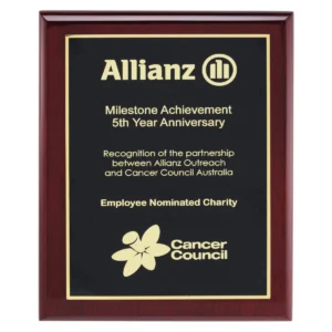 Black designer black plaque with timber construction
