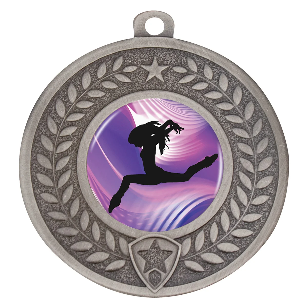 Silver distinction - abstract with metal construction