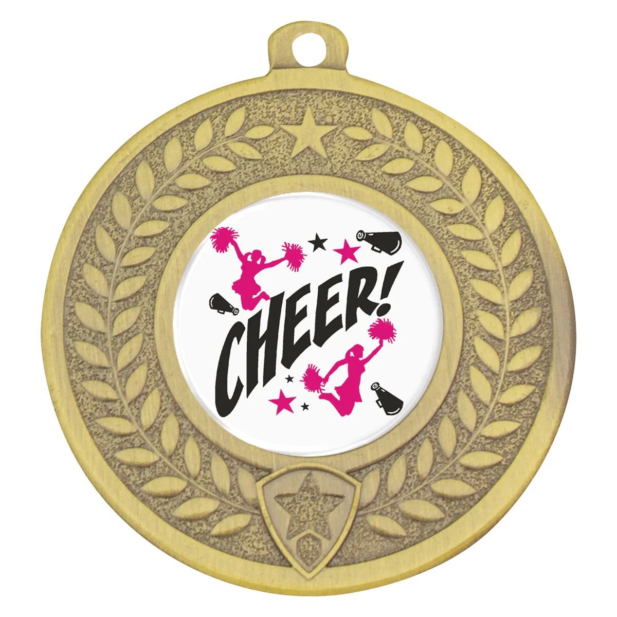 Gold distinction - cheer with metal construction