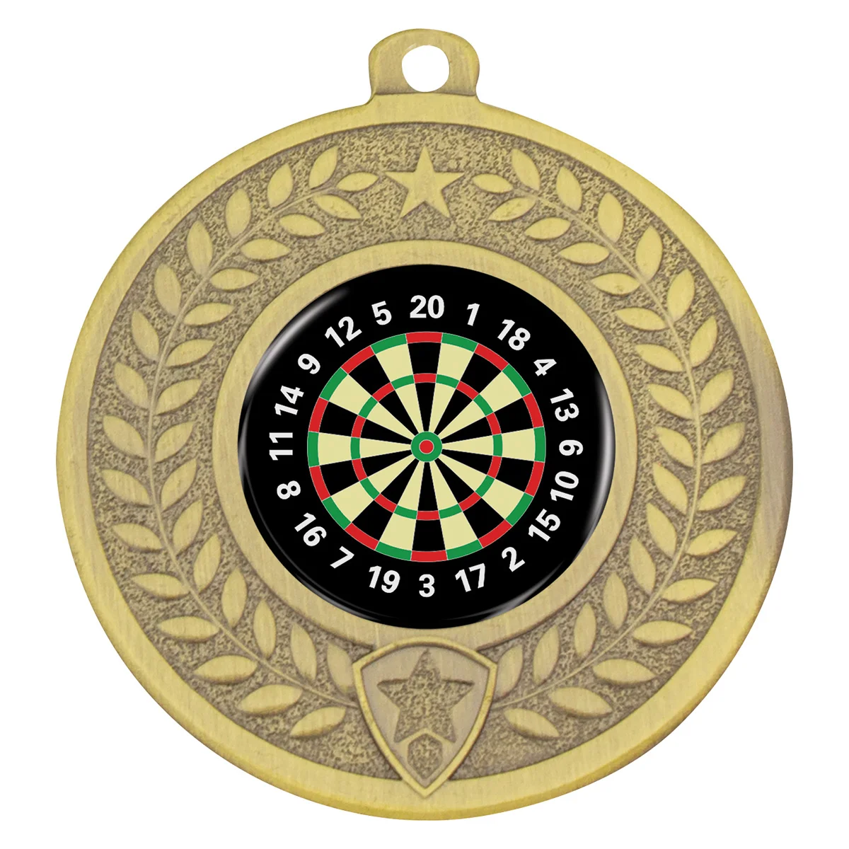 Gold distinction - dartboard with metal construction