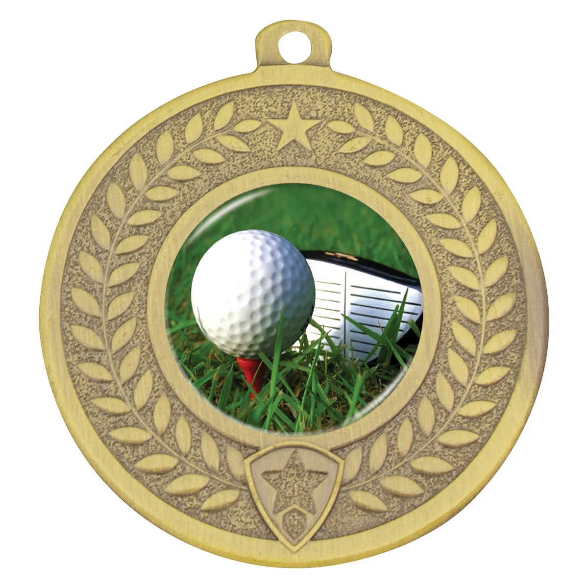 Gold distinction - golf with metal construction