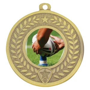 Gold distinction - league with metal construction