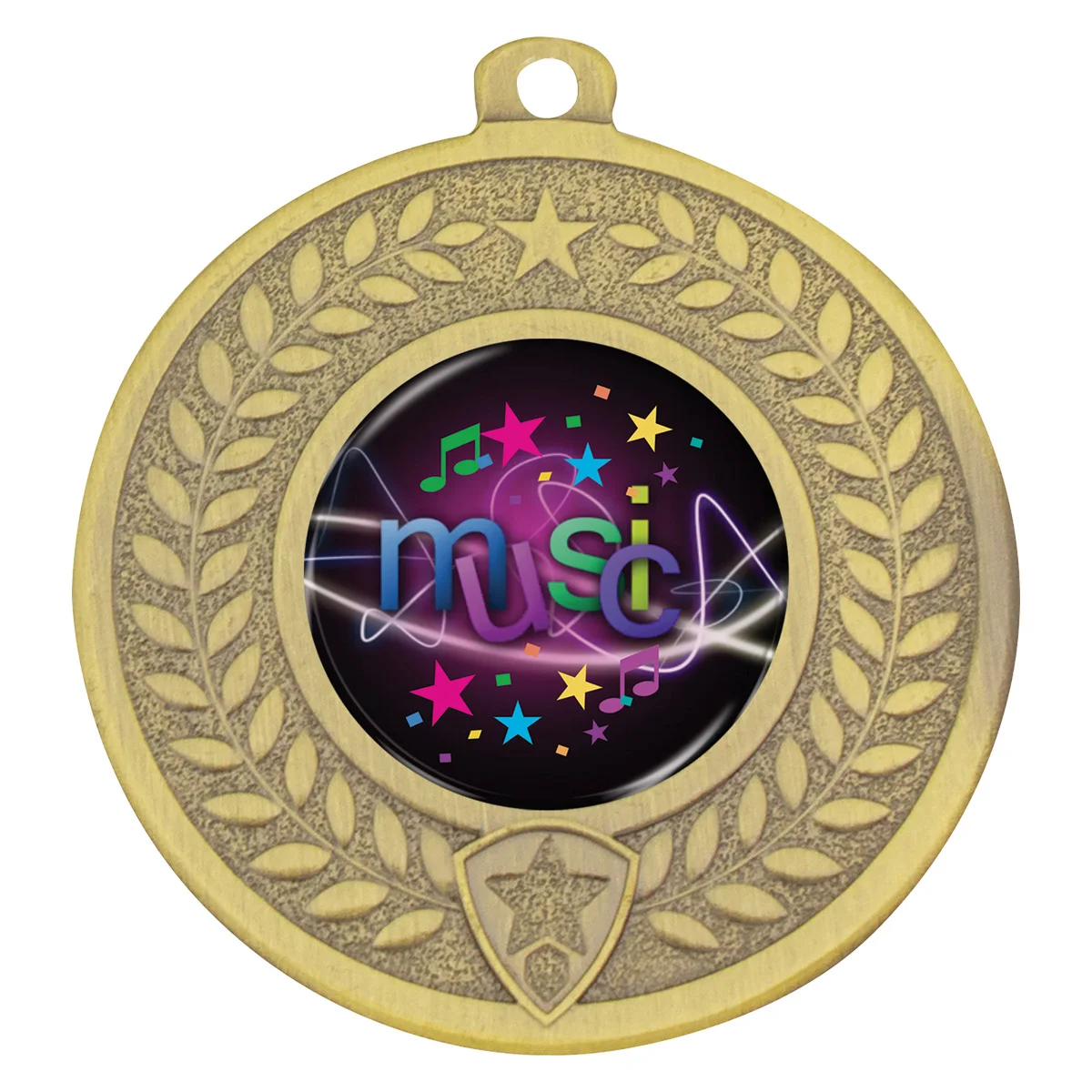 Gold distinction - music with metal construction