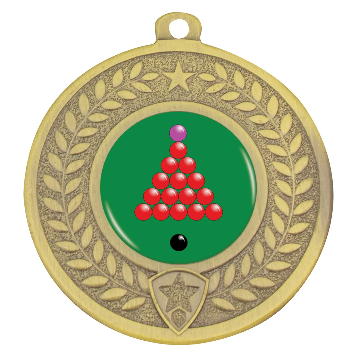 Gold distinction - snooker with metal construction