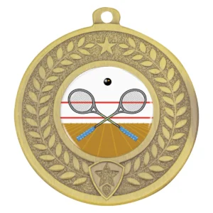 Gold distinction - squash with metal construction