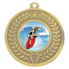 Gold distinction - surfing with metal construction