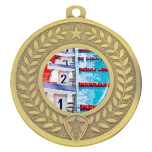 Gold distinction - swim with metal construction