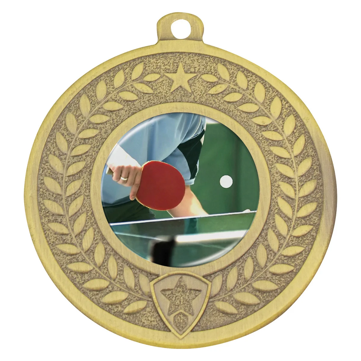 Gold distinction - table tennis with metal construction