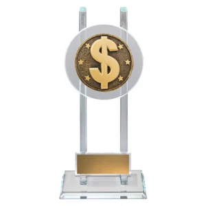 Gold dollar spartan glass with glass construction