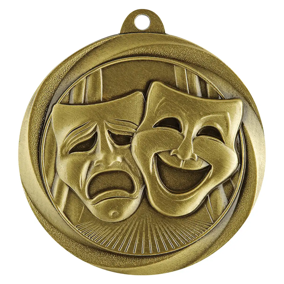 Gold drama econo with metal construction