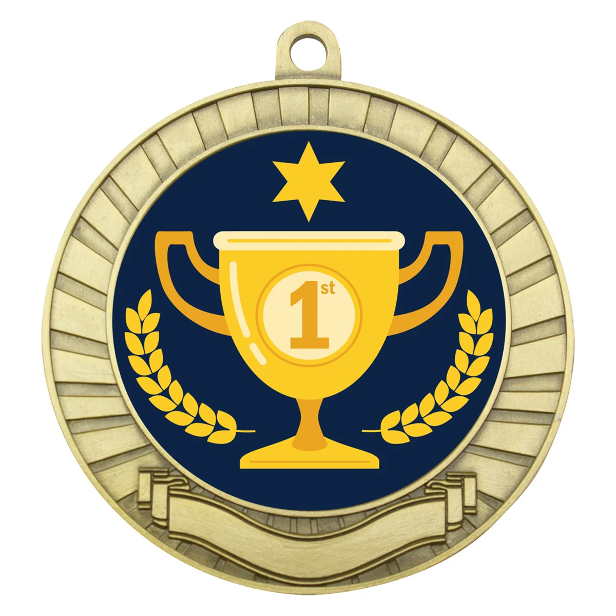 Gold eco scroll - 1st place with metal construction