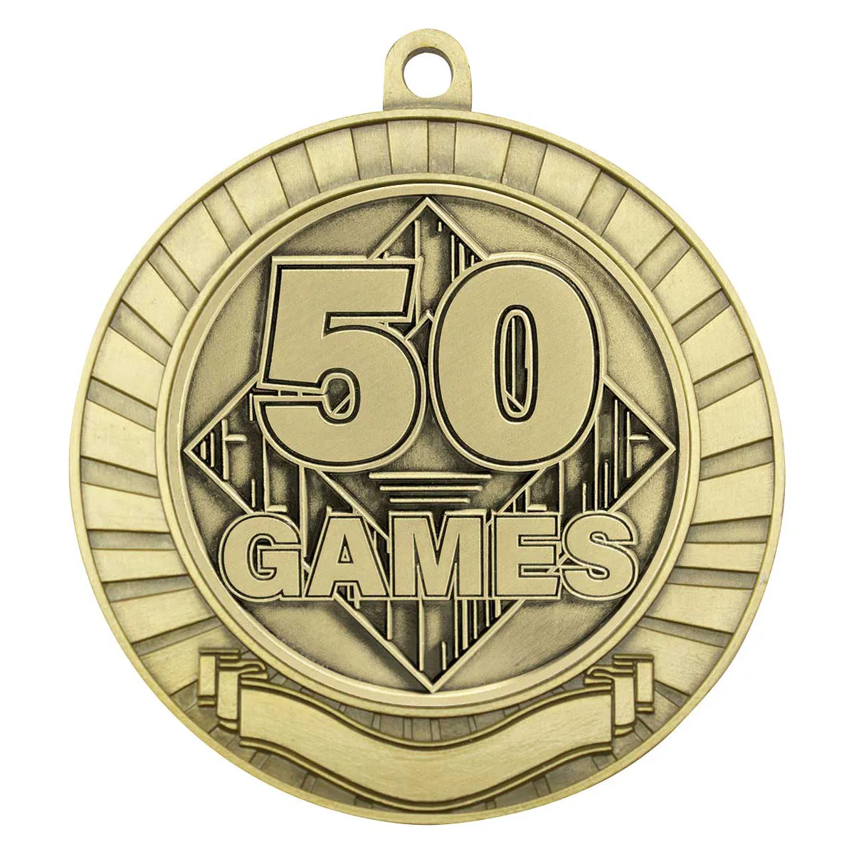 Gold eco scroll - 50 games with metal construction