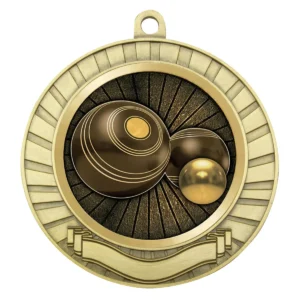 Gold eco scroll - bowls with metal construction