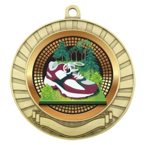 Gold eco scroll - cross country with metal construction