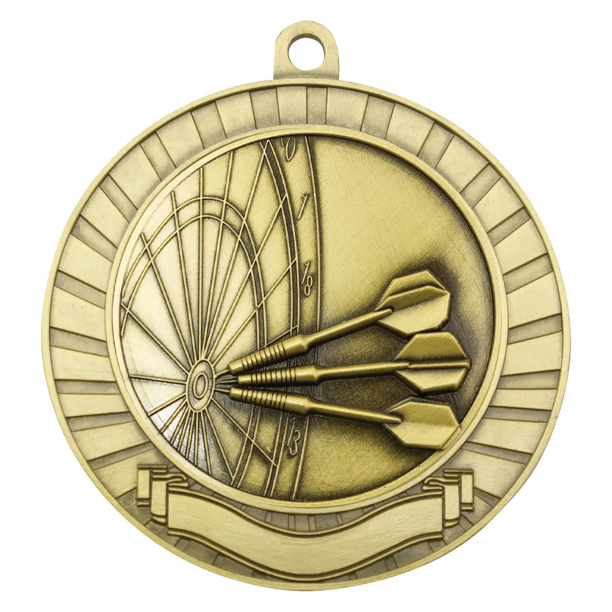 Gold eco scroll - darts with metal construction